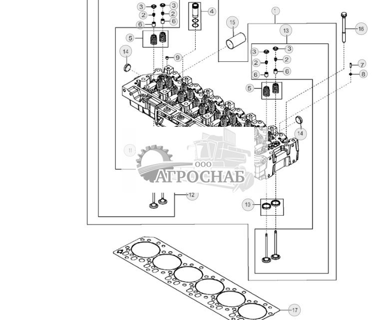 5120 Головка блока цилиндров с клапанами - ST746468 81.jpg